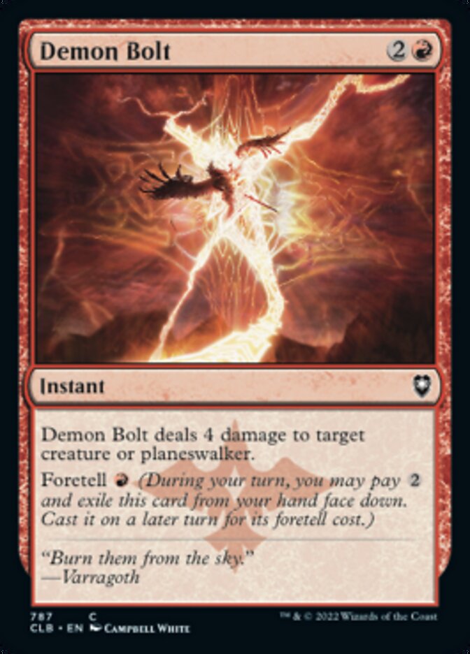 Demon Bolt [Commander Legends: Battle for Baldur's Gate] | Fandemonia Ltd