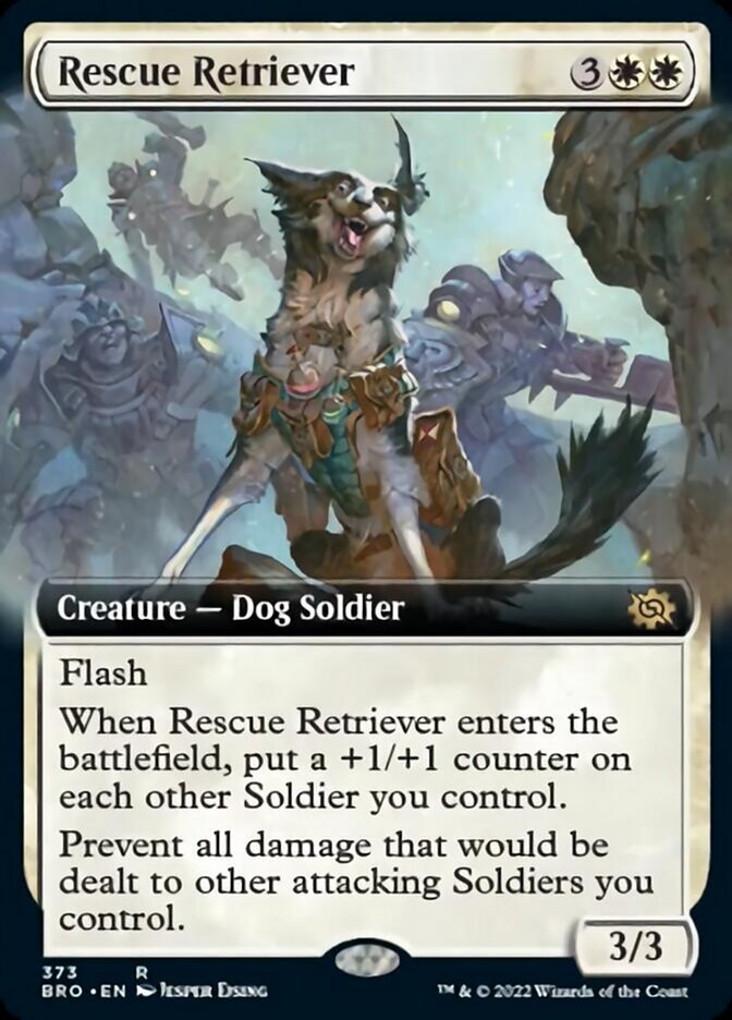 Rescue Retriever (Extended Art) [The Brothers' War] | Fandemonia Ltd