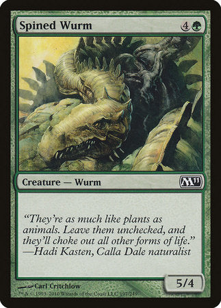 Spined Wurm [Magic 2011] | Fandemonia Ltd