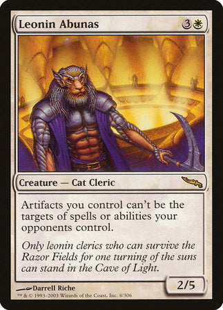 Leonin Abunas [Mirrodin] | Fandemonia Ltd