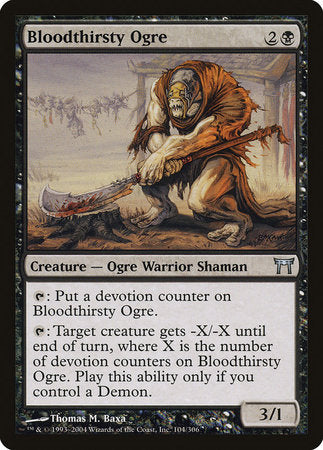Bloodthirsty Ogre [Champions of Kamigawa] | Fandemonia Ltd