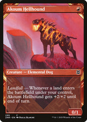 Akoum Hellhound (Showcase) [Zendikar Rising] | Fandemonia Ltd