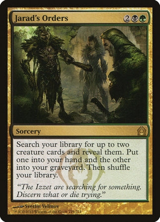 Jarad's Orders [Return to Ravnica] | Fandemonia Ltd