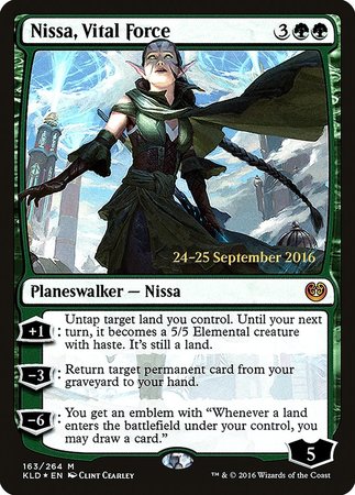 Nissa, Vital Force [Kaladesh Promos] | Fandemonia Ltd