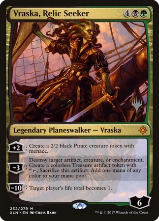 Vraska, Relic Seeker [Ixalan Promos] | Fandemonia Ltd