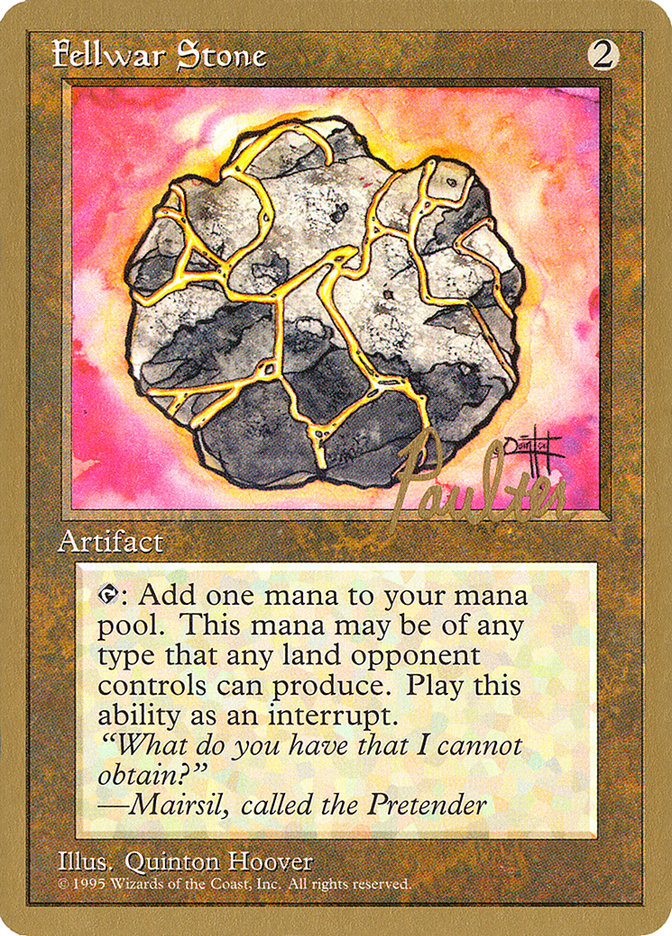 Fellwar Stone (Preston Poulter) [Pro Tour Collector Set] | Fandemonia Ltd