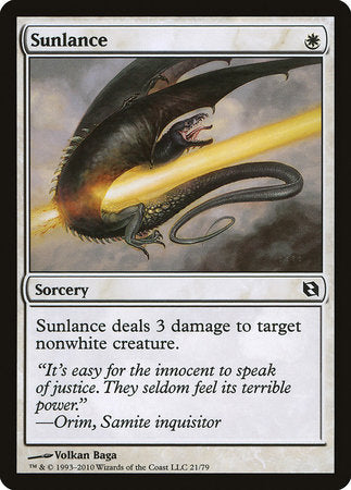 Sunlance [Duel Decks: Elspeth vs. Tezzeret] | Fandemonia Ltd