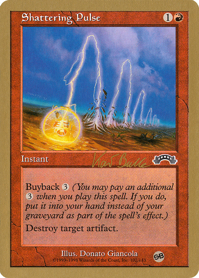 Shattering Pulse (Kai Budde) [World Championship Decks 1999] | Fandemonia Ltd