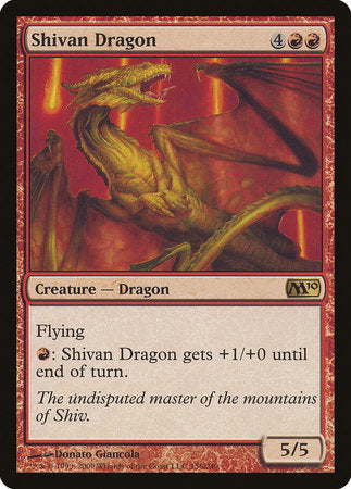 Shivan Dragon [Magic 2010] | Fandemonia Ltd