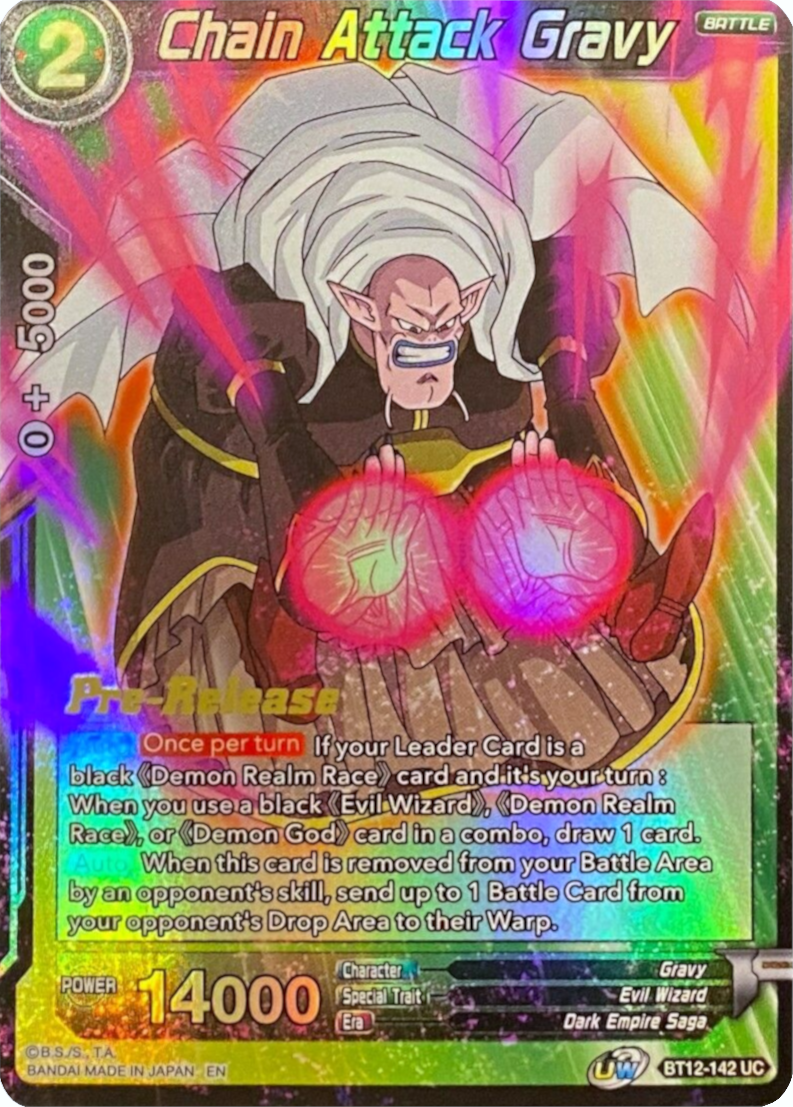 Chain Attack Gravy (BT12-142) [Vicious Rejuvenation Prerelease Promos] | Fandemonia Ltd