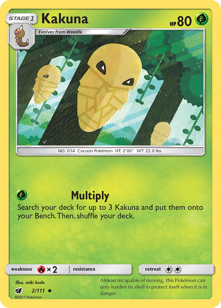 Kakuna (2/111) [Sun & Moon: Crimson Invasion] | Fandemonia Ltd