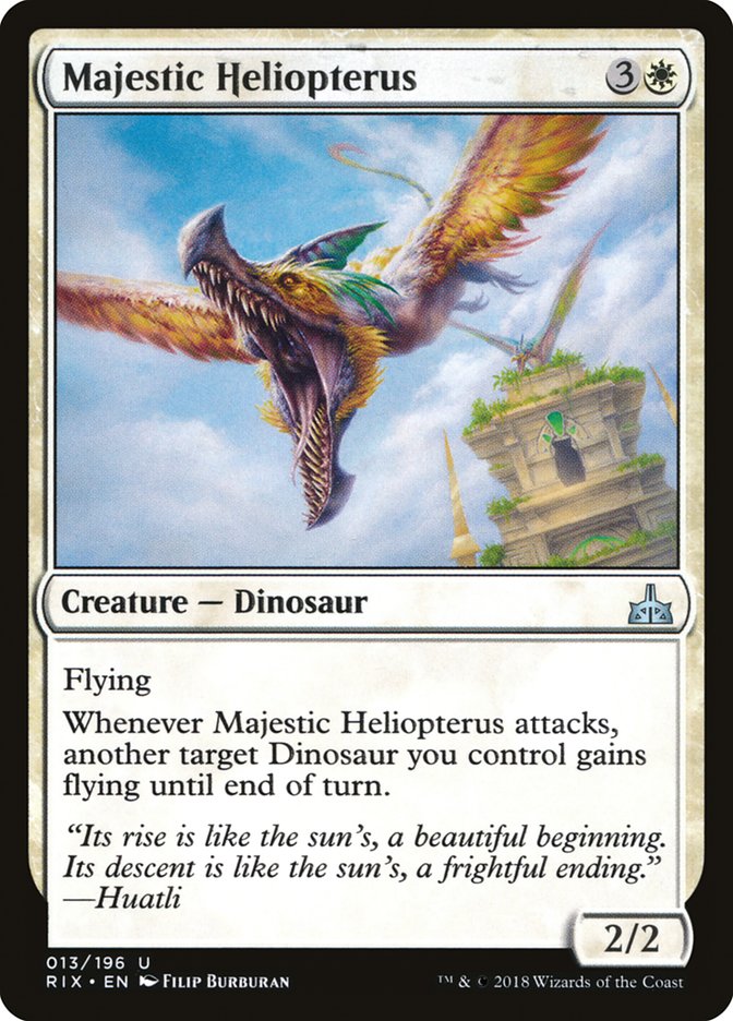 Majestic Heliopterus [Rivals of Ixalan] | Fandemonia Ltd