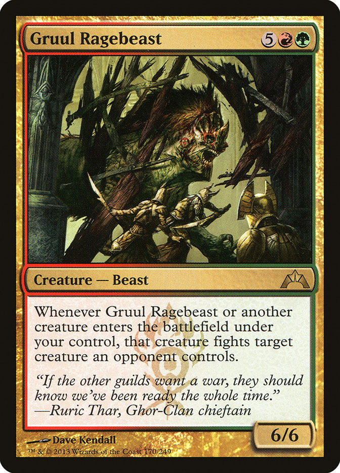 Gruul Ragebeast [Gatecrash] | Fandemonia Ltd