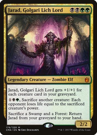 Jarad, Golgari Lich Lord [Commander Anthology] | Fandemonia Ltd