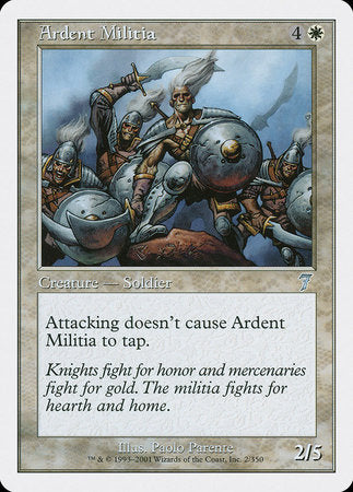 Ardent Militia [Seventh Edition] | Fandemonia Ltd