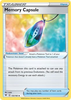 Memory Capsule (155/185) [Sword & Shield: Vivid Voltage] | Fandemonia Ltd