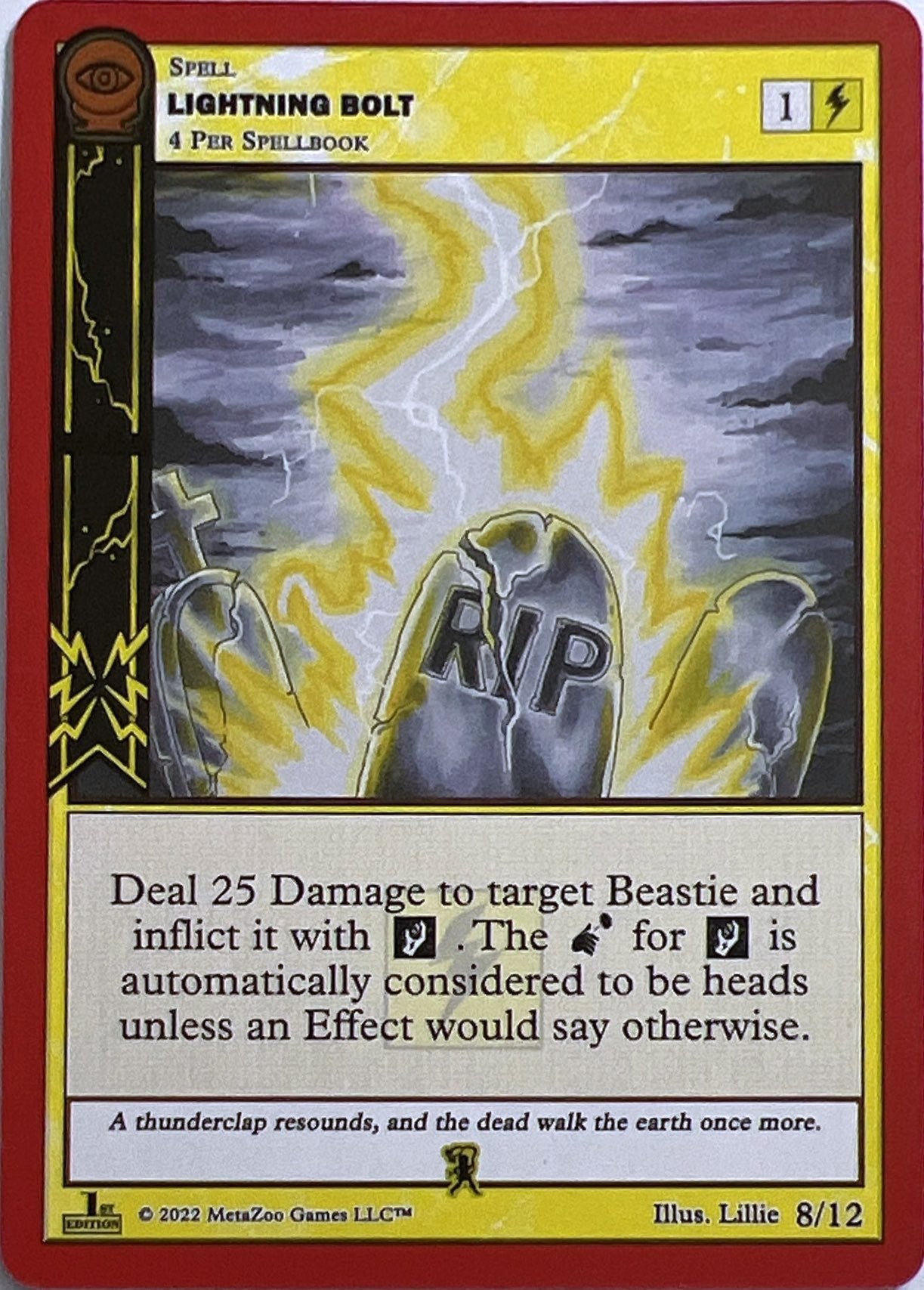 Lightning Bolt [Seance: First Edition Release Event Deck] | Fandemonia Ltd