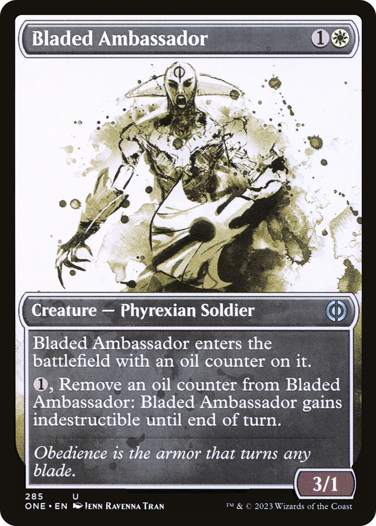 Bladed Ambassador (Showcase Ichor) [Phyrexia: All Will Be One] | Fandemonia Ltd