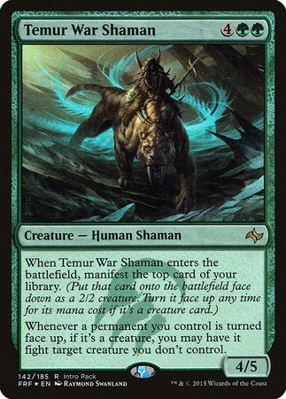 Temur War Shaman [Fate Reforged Promos] | Fandemonia Ltd