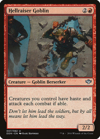 Hellraiser Goblin [Duel Decks: Speed vs. Cunning] | Fandemonia Ltd