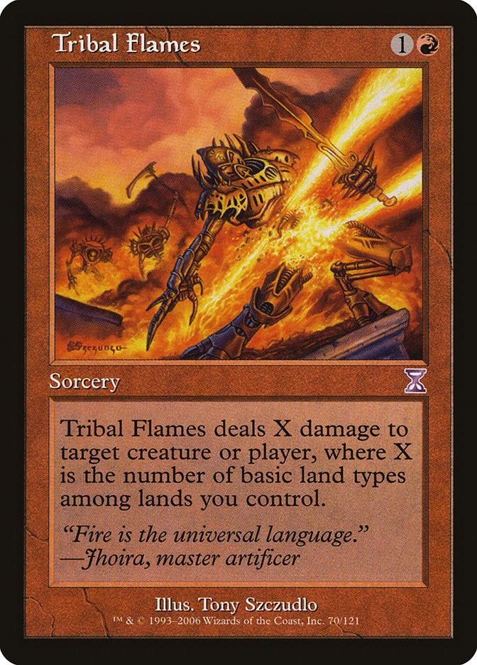 Tribal Flames [Time Spiral Timeshifted] | Fandemonia Ltd