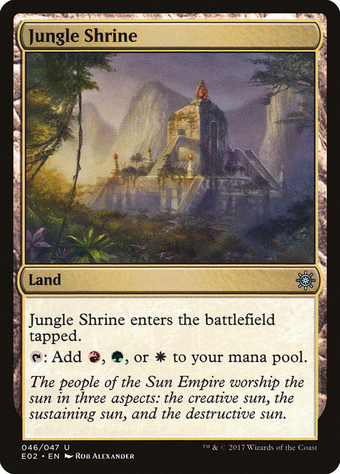 Jungle Shrine [Explorers of Ixalan] | Fandemonia Ltd