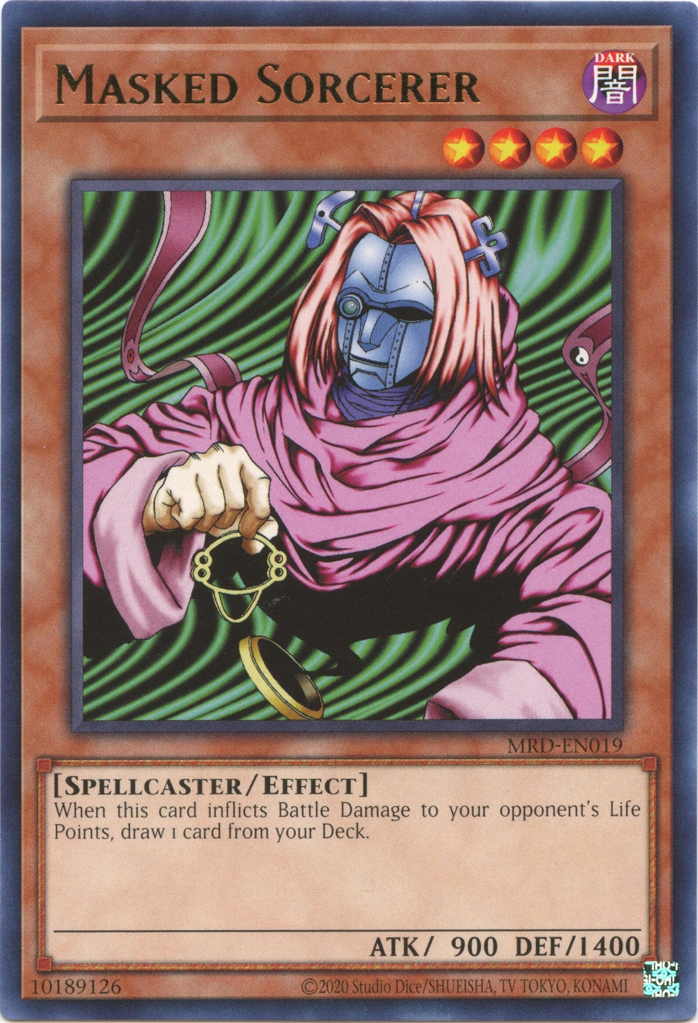 Masked Sorcerer (25th Anniversary) [MRD-EN019] Rare | Fandemonia Ltd