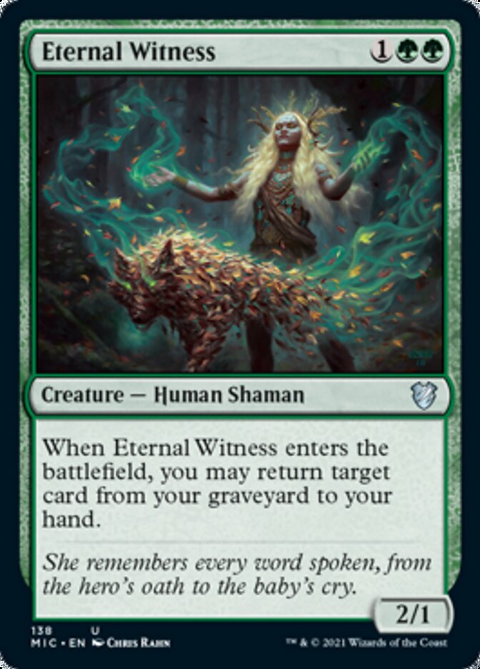 Eternal Witness [Innistrad: Midnight Hunt Commander] | Fandemonia Ltd