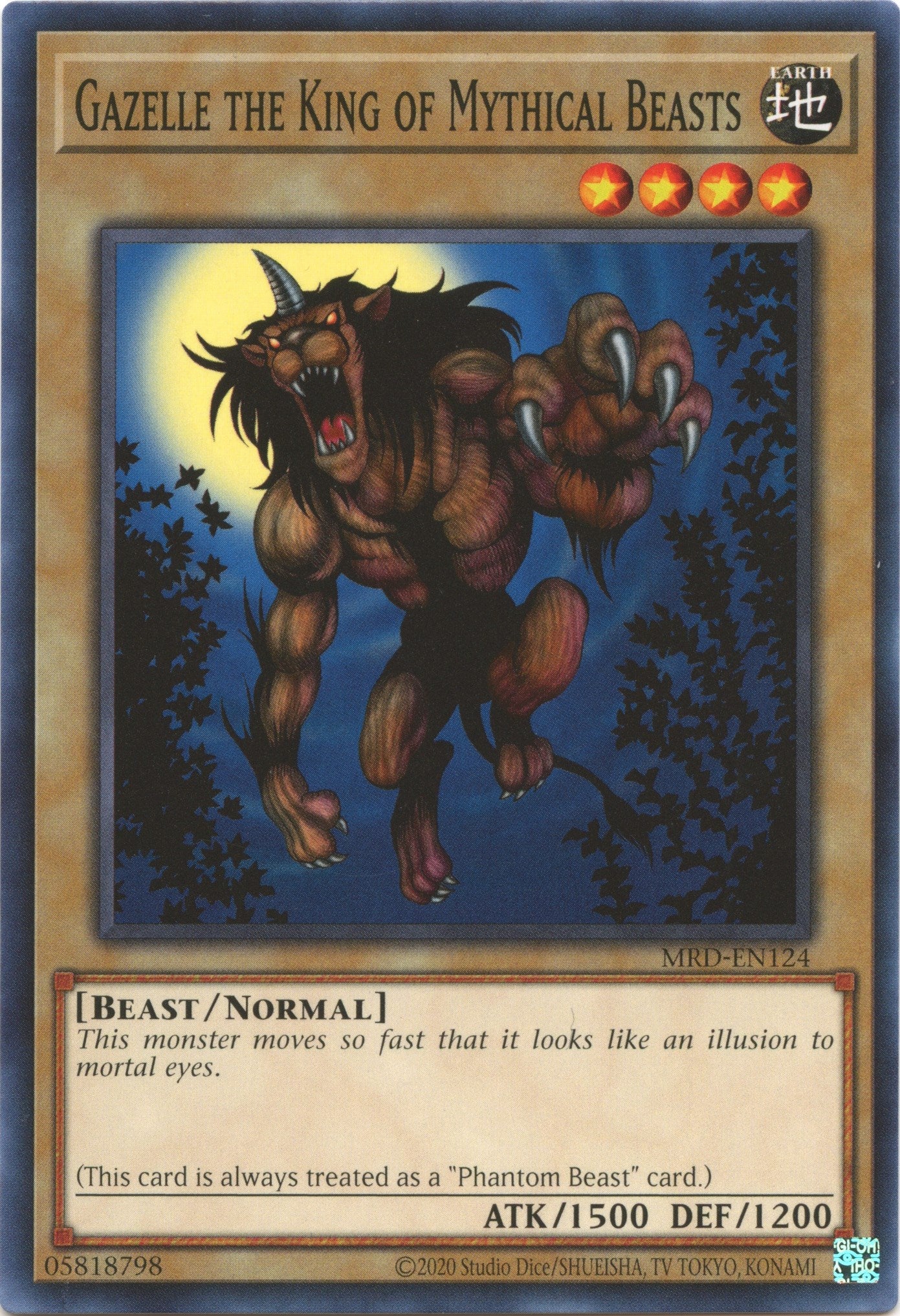 Gazelle the King of Mythical Beasts (25th Anniversary) [MRD-EN124] Common | Fandemonia Ltd