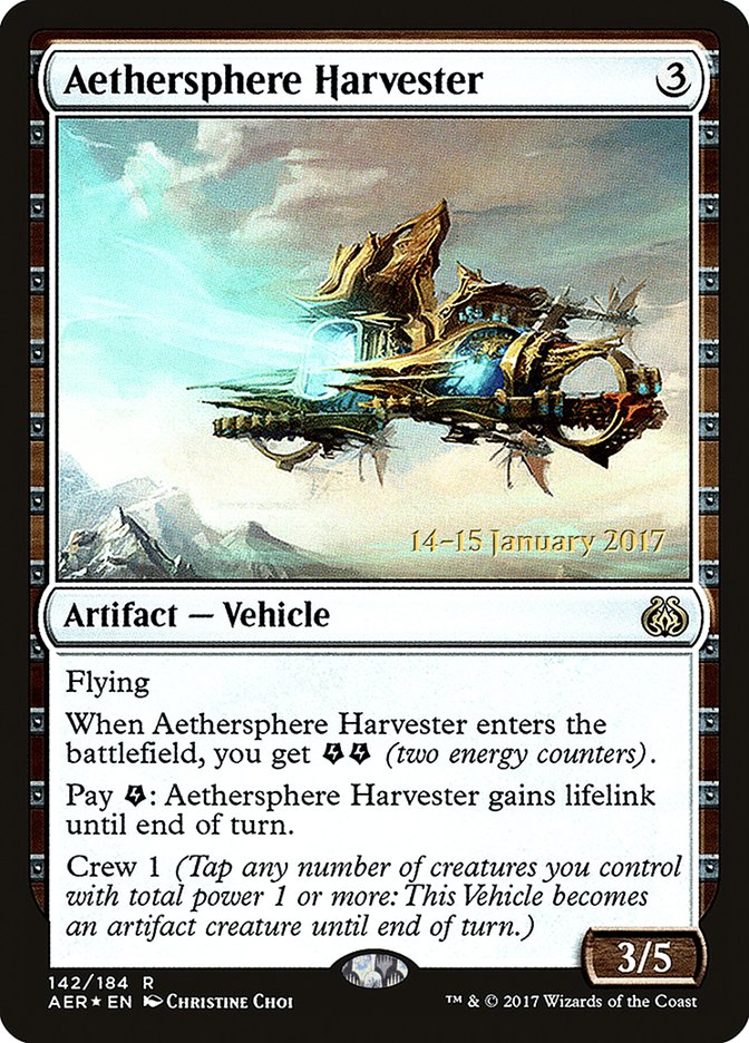 Aethersphere Harvester  [Aether Revolt Prerelease Promos] | Fandemonia Ltd