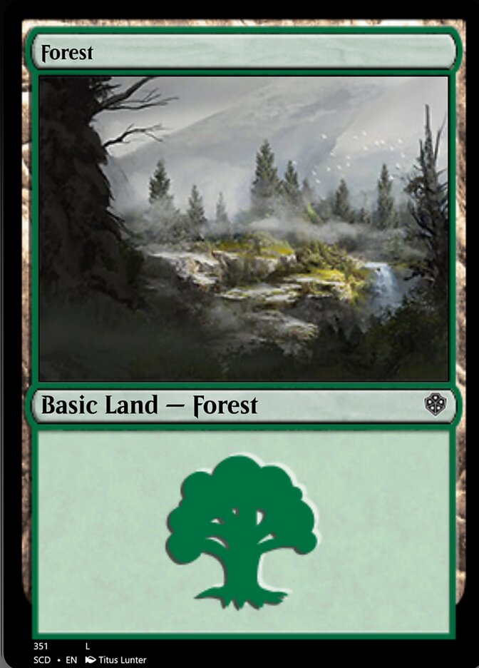 Forest (351) [Starter Commander Decks] | Fandemonia Ltd
