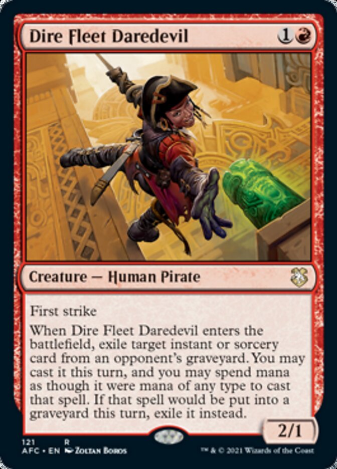 Dire Fleet Daredevil [Dungeons & Dragons: Adventures in the Forgotten Realms Commander] | Fandemonia Ltd