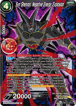 Syn Shenron, Negative Energy Explosion (BT14-131) [Cross Spirits] | Fandemonia Ltd