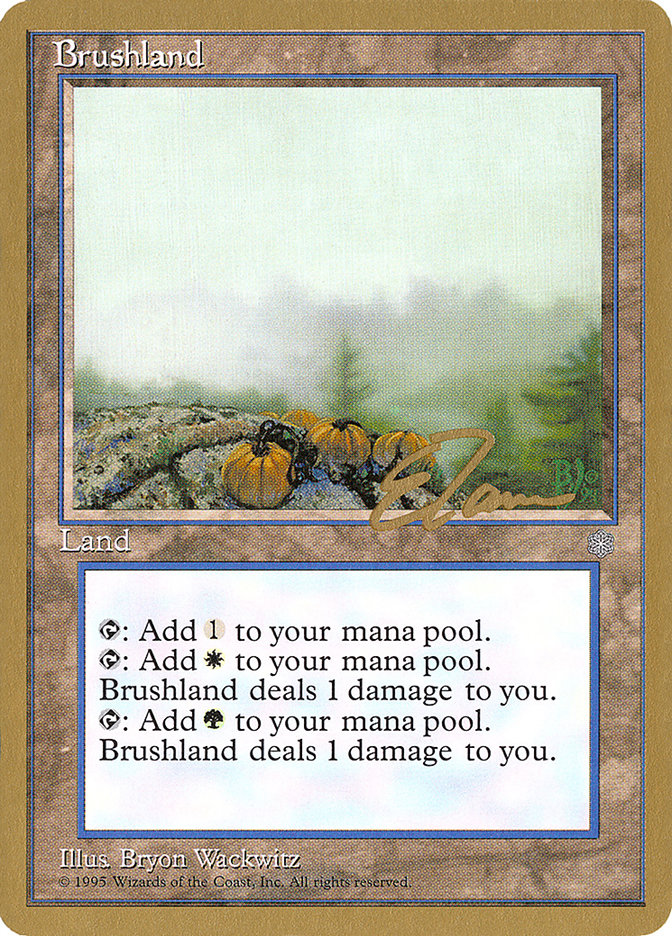 Brushland (Eric Tam) [Pro Tour Collector Set] | Fandemonia Ltd