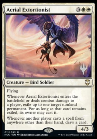 Aerial Extortionist (Promo Pack) [Streets of New Capenna Commander Promos] | Fandemonia Ltd