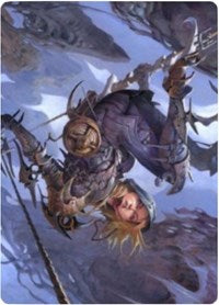 Blackbloom Rogue Art Card [Zendikar Rising Art Series] | Fandemonia Ltd