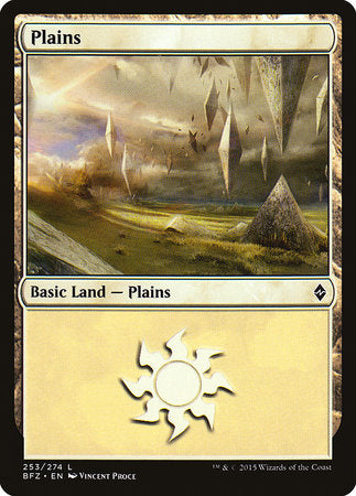 Plains (253) [Battle for Zendikar] | Fandemonia Ltd