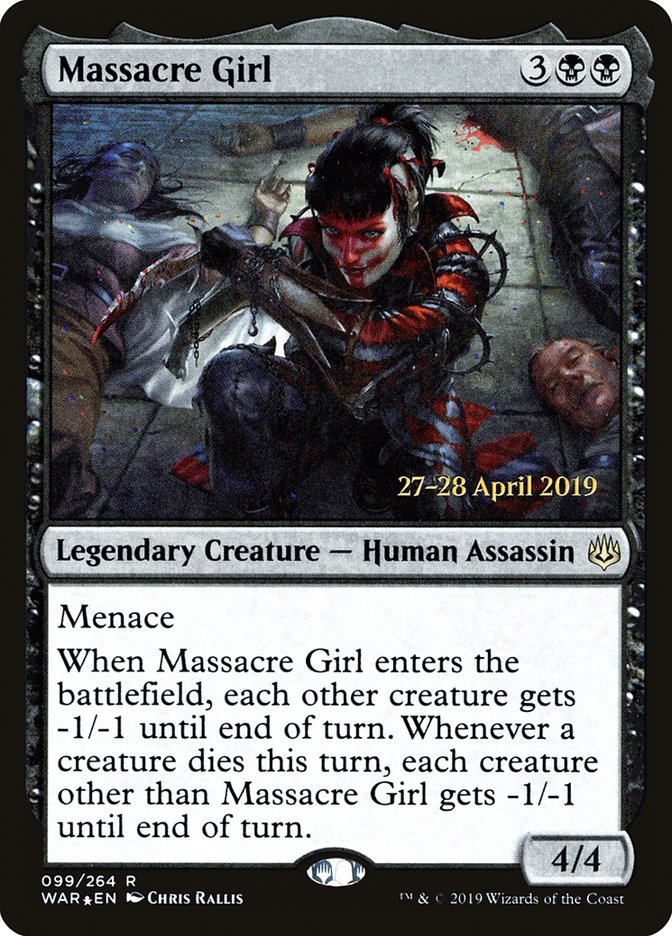 Massacre Girl  [War of the Spark Prerelease Promos] | Fandemonia Ltd