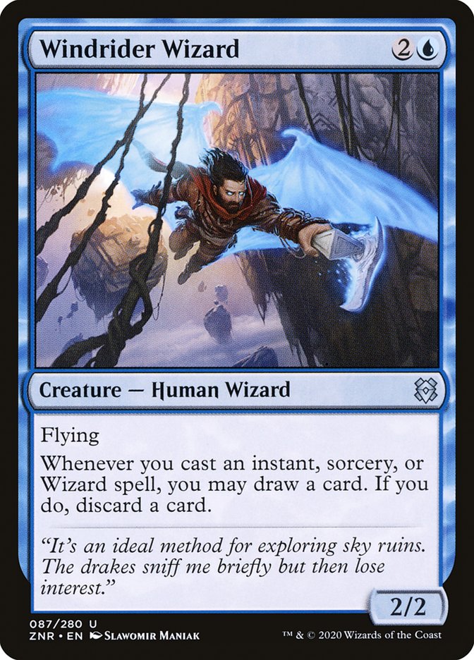 Windrider Wizard [Zendikar Rising] | Fandemonia Ltd