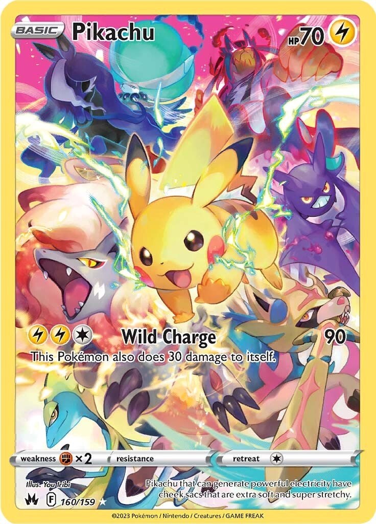 Pikachu (160/159) (Secret) [Sword & Shield: Crown Zenith] | Fandemonia Ltd