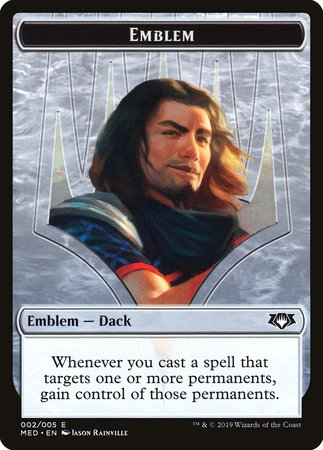 Emblem - Dack Fayden [Mythic Edition Tokens] | Fandemonia Ltd