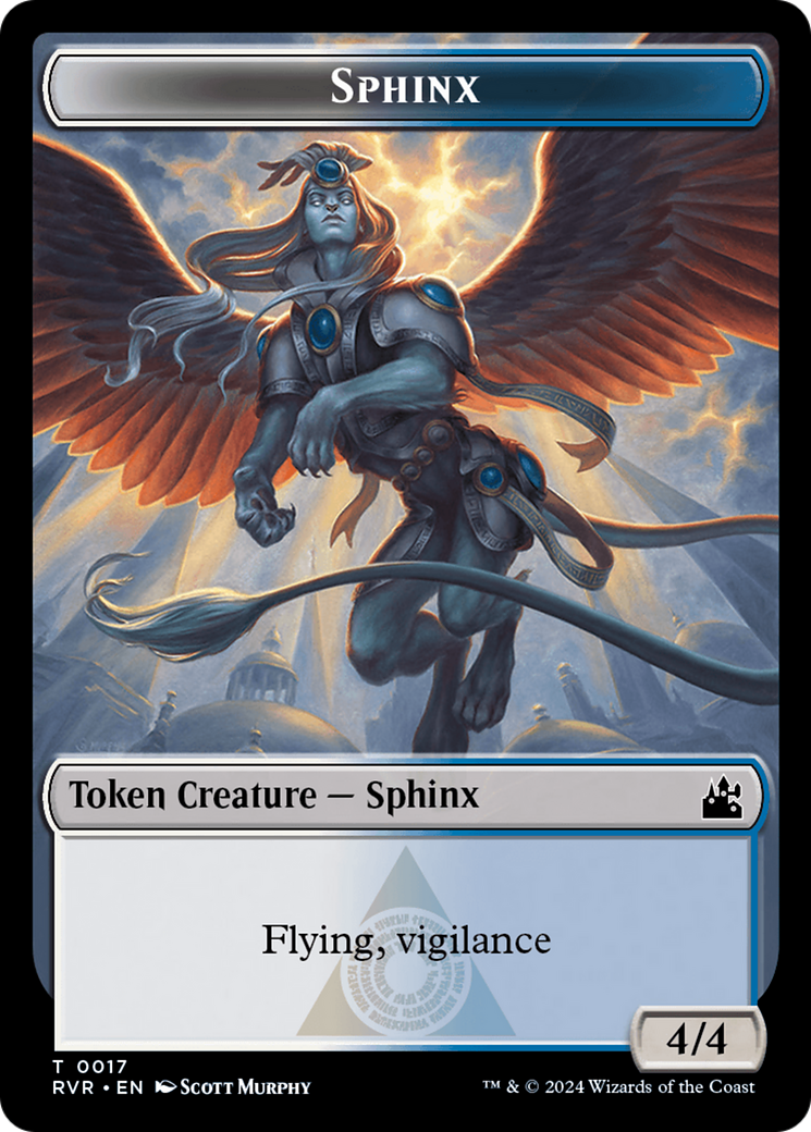 Bird // Sphinx Double-Sided Token [Ravnica Remastered Tokens] | Fandemonia Ltd