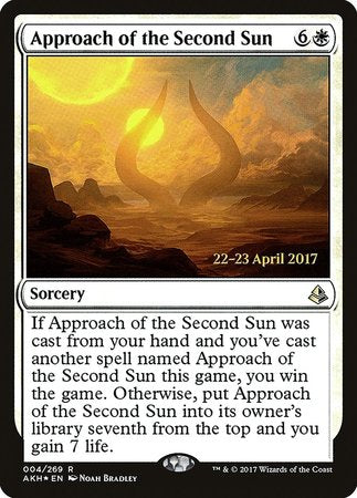 Approach of the Second Sun [Amonkhet Promos] | Fandemonia Ltd