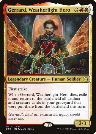 Gerrard, Weatherlight Hero [Commander 2019] | Fandemonia Ltd