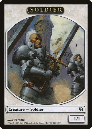 Soldier Token [Duel Decks: Elspeth vs. Tezzeret Tokens] | Fandemonia Ltd