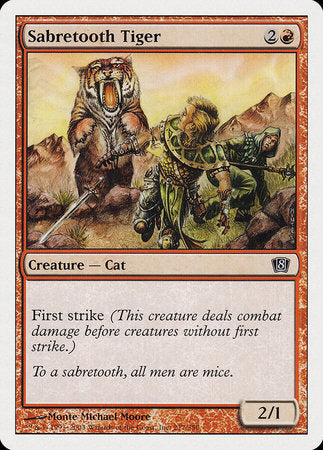 Sabretooth Tiger [Eighth Edition] | Fandemonia Ltd