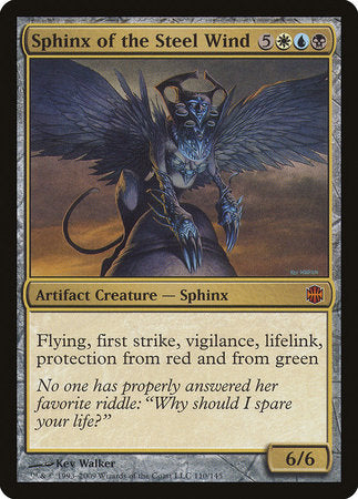 Sphinx of the Steel Wind [Alara Reborn] | Fandemonia Ltd