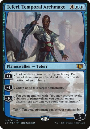 Teferi, Temporal Archmage (Commander 2014) [Commander 2014 Oversized] | Fandemonia Ltd