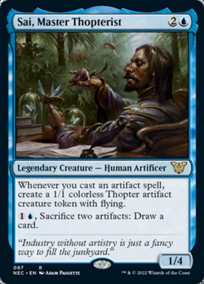 Sai, Master Thopterist [Kamigawa: Neon Dynasty Commander] | Fandemonia Ltd
