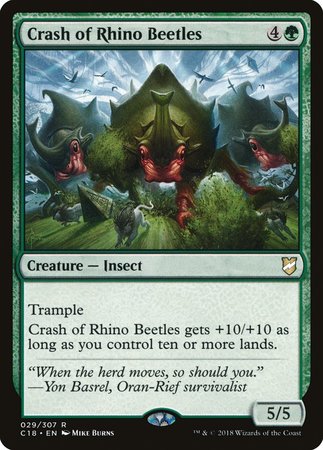 Crash of Rhino Beetles [Commander 2018] | Fandemonia Ltd